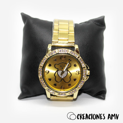 Reloj Bear Heart | Reloj de mujer en acero inoxidable | Creaciones AMV