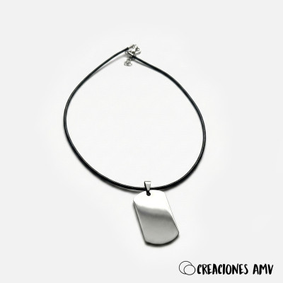 Chapa Militar Acero Personalizada Láser | Creaciones AMV