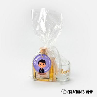 Set Blessing Communion: Licor y Chupito Personalizado | Creaciones AMV