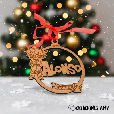 Bola de Navidad “Goku” Personalizada | Creaciones AMV