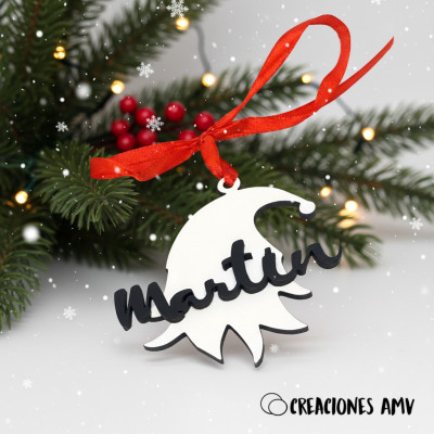 Bola de Navidad “Mini Elf” | Adorno navideño artesanal