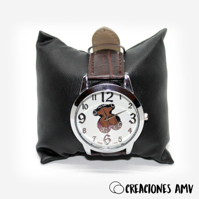 Reloj Bear Elegant | Reloj Unisex con Correa de Cuero Vegano