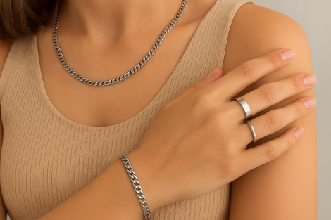 Joyería en acero inoxidable: ventajas y cuidados